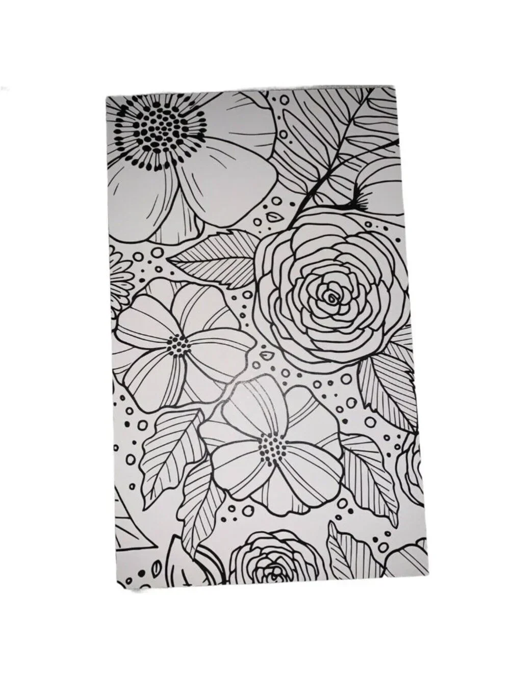 LimeLife Dashboard A5 Black White Coloring Cahier Travelers Notebook Insert